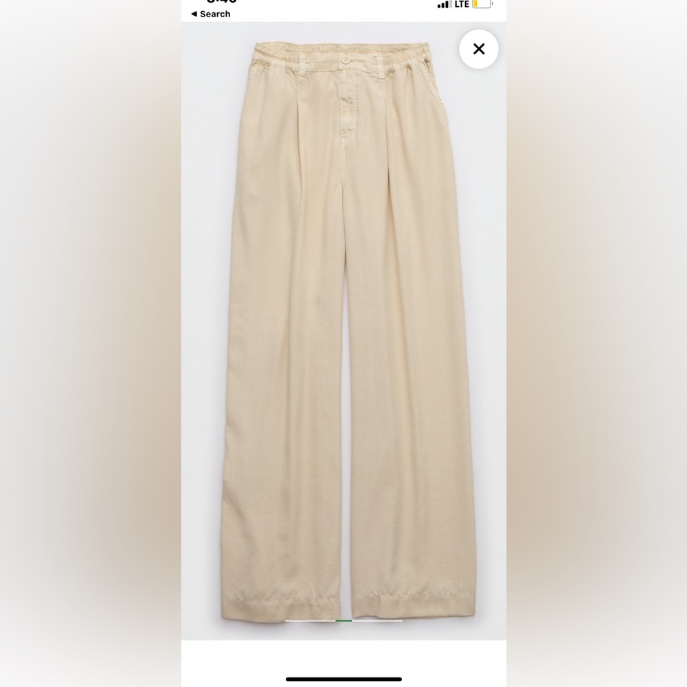 NEW with TAGS AERIE Drapery Wide Leg Pants size XL